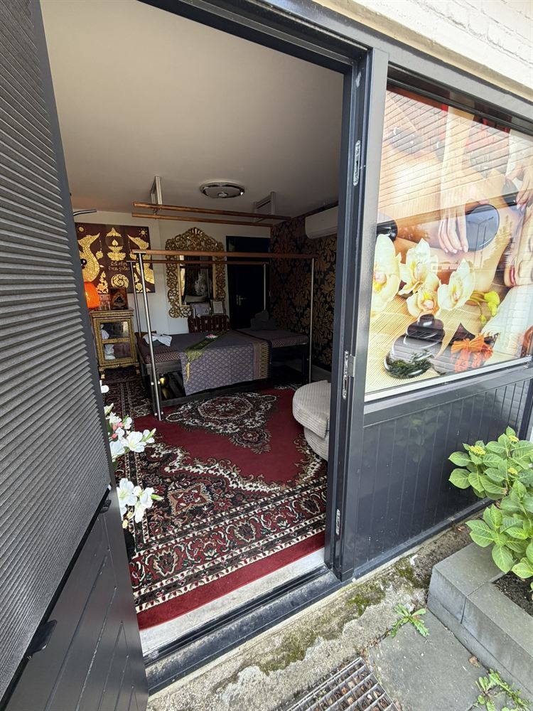 Sfeervolle hoek in de salon met Perzisch tapijt